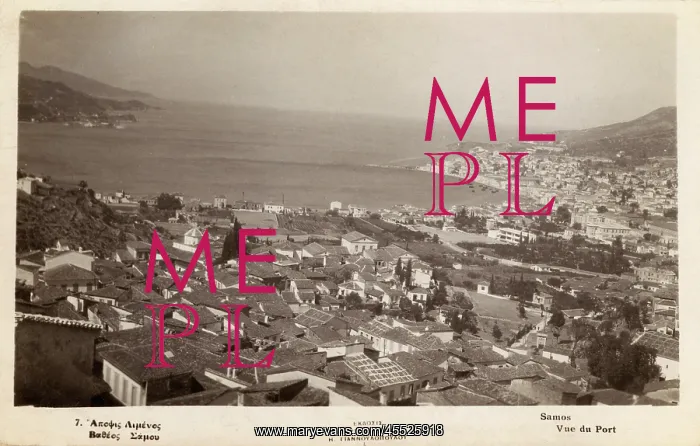  : The Port of Vathy, Samos, Greece