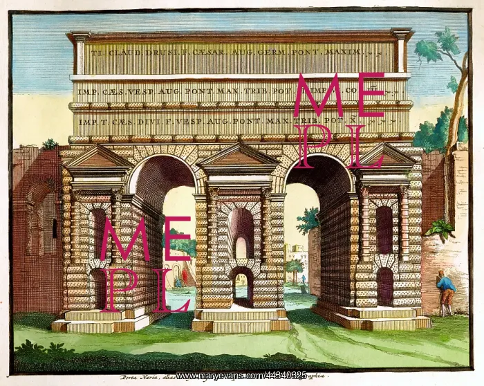 : Porta Nevia, Rome