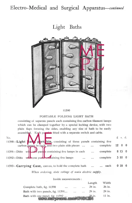 : PORTABLE LIGHT BATH : PORTABLE LIGHT BATH