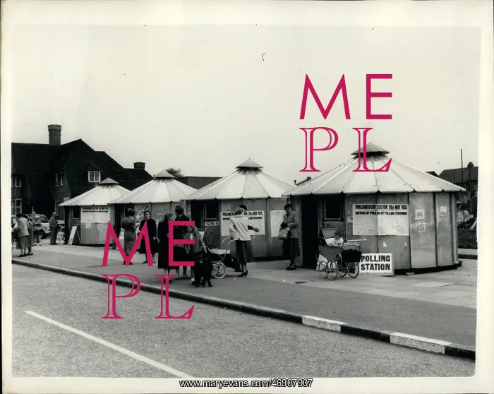 : Portable polling booths in Harrow, Middlesex : Portable polling booths in Harrow, Middlesex