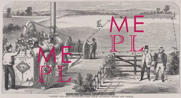 : Portable steam engine by Garrett & Sons, Ipswich : Portable steam engine by Garrett & Sons, Ipswich