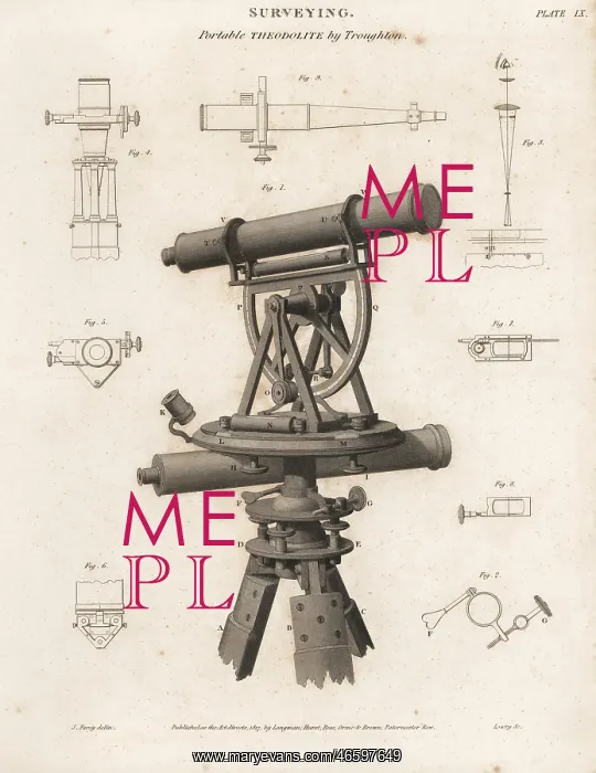 : Portable theodolite by Edward Troughton : Portable theodolite by Edward Troughton