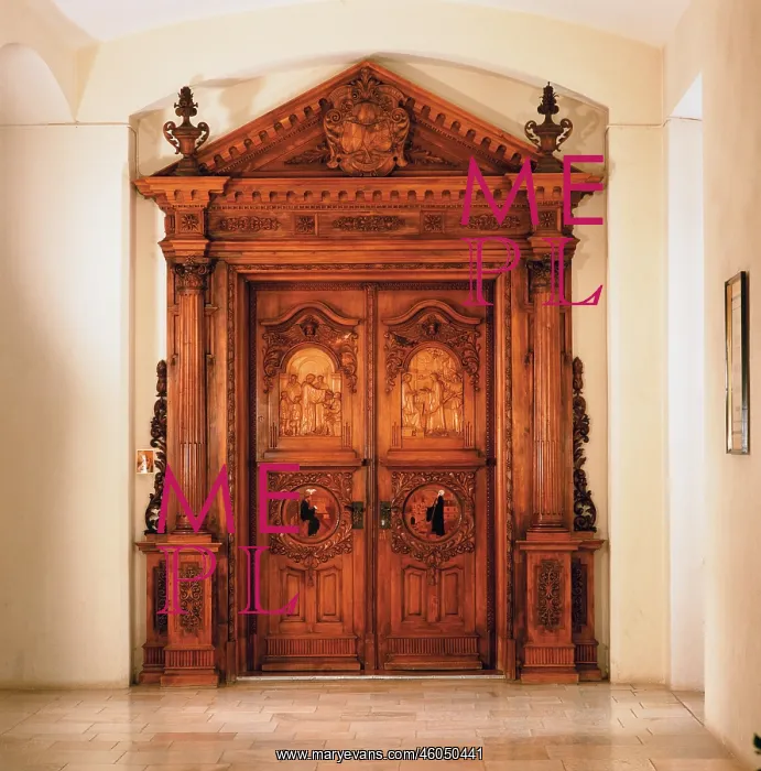 : Portal to the living space of the abbot : Portal to the living space of the abbot