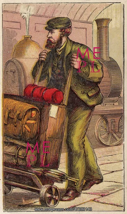 : Porter. London characters: in these days of hatboxes, parasols, dressing cases : Porter. London characters: in these days of hatboxes, parasols, dressing cases