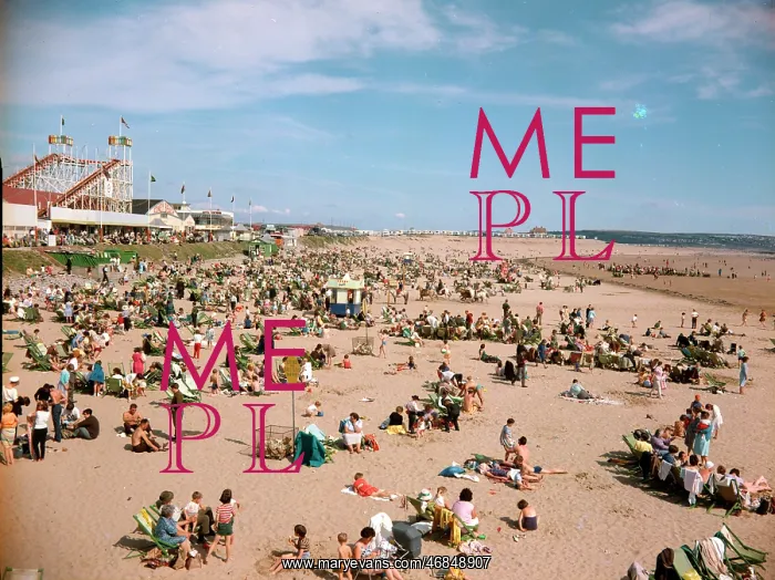 : Porthcawl - The sands, Coney Beach : Porthcawl - The sands, Coney Beach