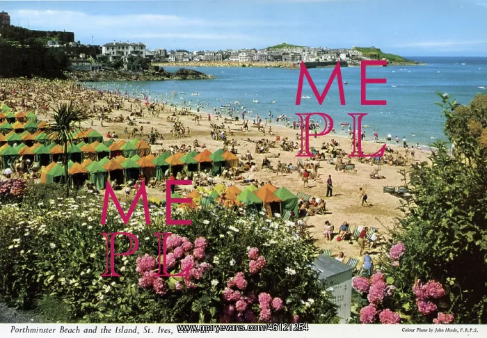  : Porthminster Beach and the Island, St Ives, Cornwall