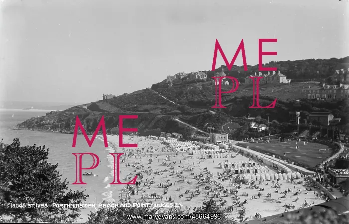 : Porthminster Beach and Point, St. Ives : Porthminster Beach and Point, St. Ives