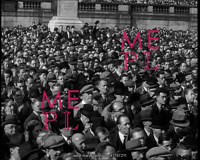 : A Portion of the Crowd in Trafalgar Square : A Portion of the Crowd in Trafalgar Square