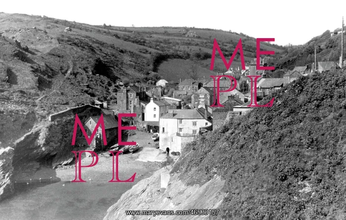  : Portloe, Beach and Village c1955