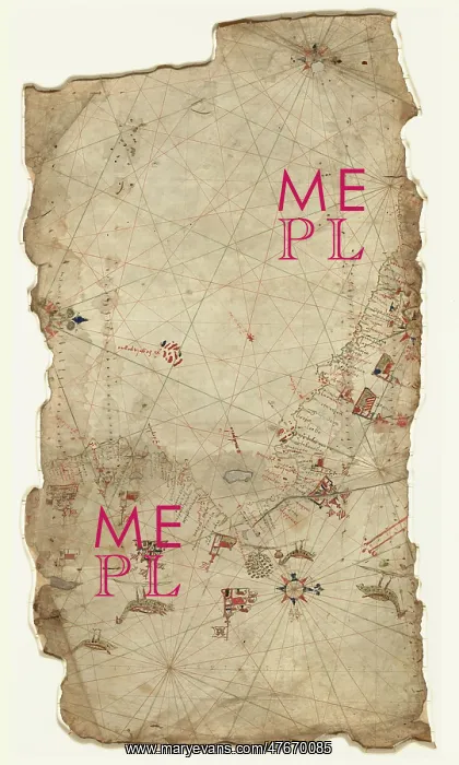 : Portolan Chart, Pacific Coast, 1565 : Portolan Chart, Pacific Coast, 1565