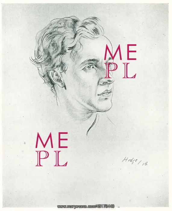 : Portrait. A portrait illustration of an unknown man's head : Portrait. A portrait illustration of an unknown man's head