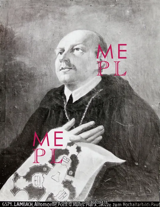 : Portrait of Abbot Maximilian Pagl : Portrait of Abbot Maximilian Pagl