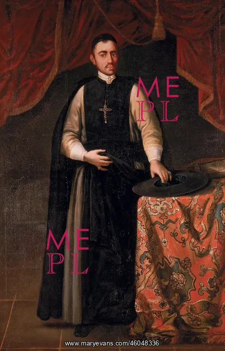 : Portrait of abbot Melchior Zaunaggs : Portrait of abbot Melchior Zaunaggs