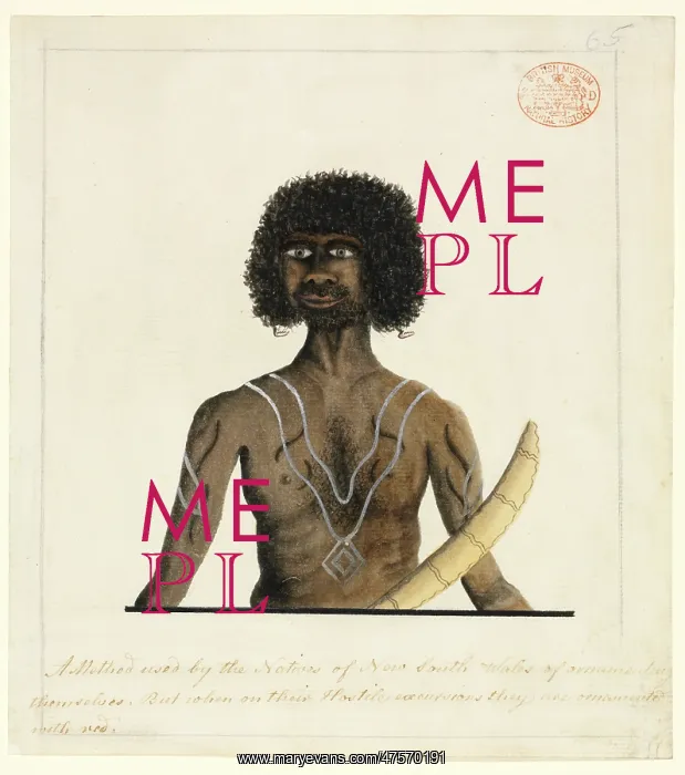: Portrait of an Aboriginal man : Portrait of an Aboriginal man