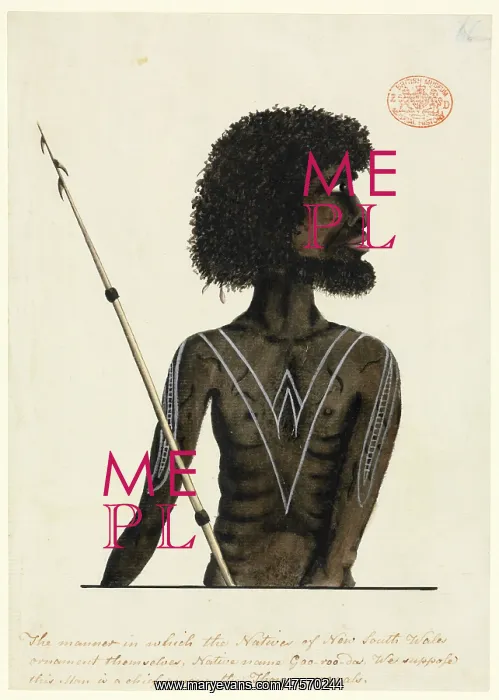 : Portrait of an Aboriginal man : Portrait of an Aboriginal man