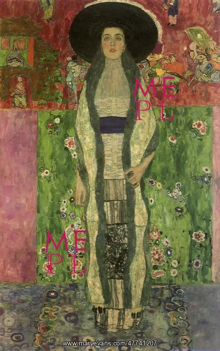  : Portrait of Adele Bloch-Bauer II, by Klimt