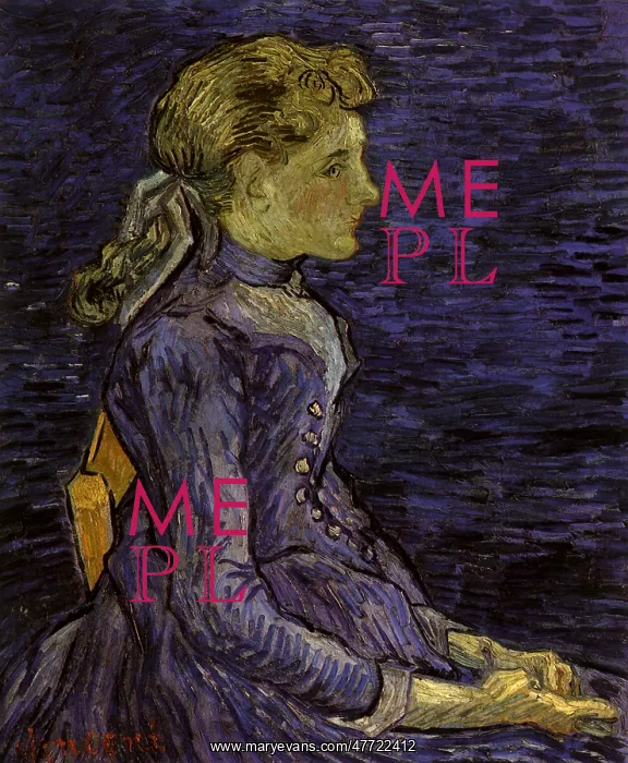: Portrait of Adeline Ravoux, by Van Gogh : Portrait of Adeline Ravoux, by Van Gogh