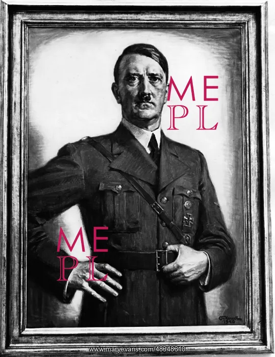 : A portrait of Adolf Hitler : A portrait of Adolf Hitler
