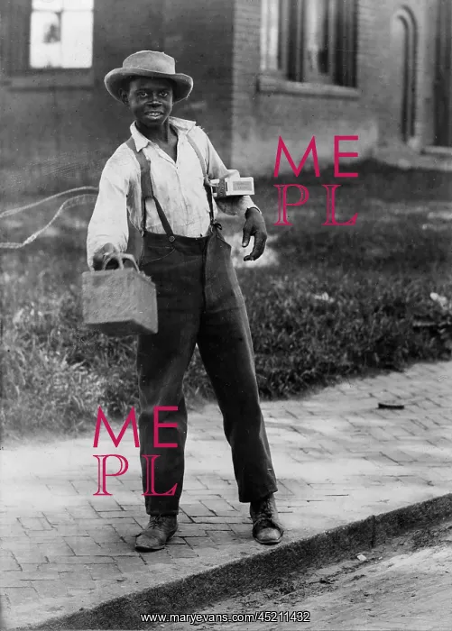 : Portrait of an African American man with ? : Portrait of an African American man with ?