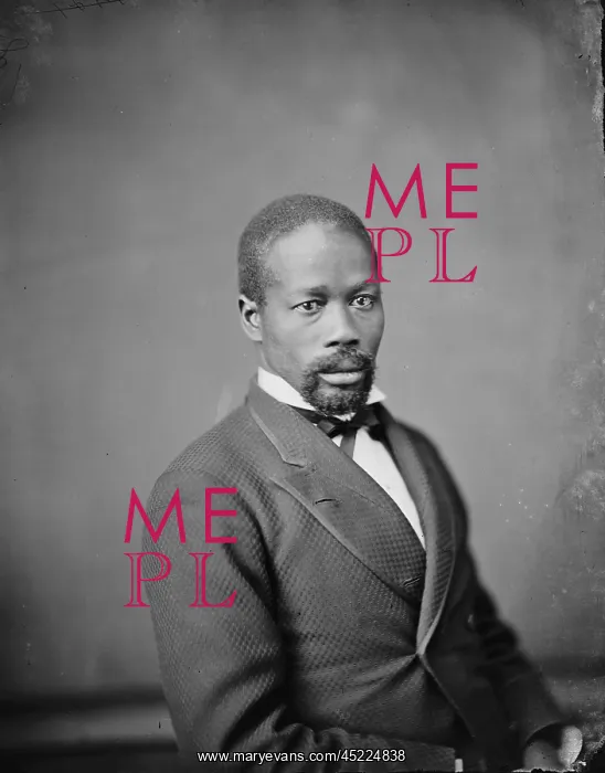 : Portrait of an African American man, Honorable ? : Portrait of an African American man, Honorable ?
