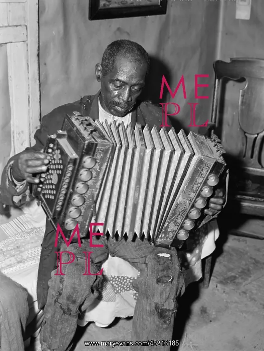 : Portrait of an African American man playing ? : Portrait of an African American man playing ?