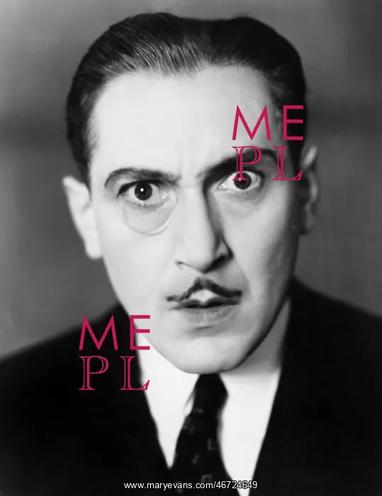  : Portrait of alarmed man