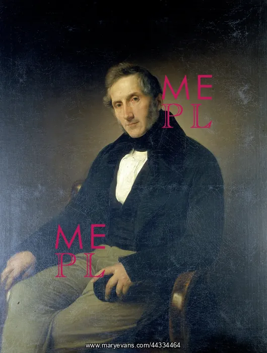 : Portrait of Alessandro Manzoni, by : Portrait of Alessandro Manzoni, by
