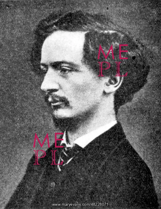 : Portrait of Algernon Charles Swinburne, English author : Portrait of Algernon Charles Swinburne, English author