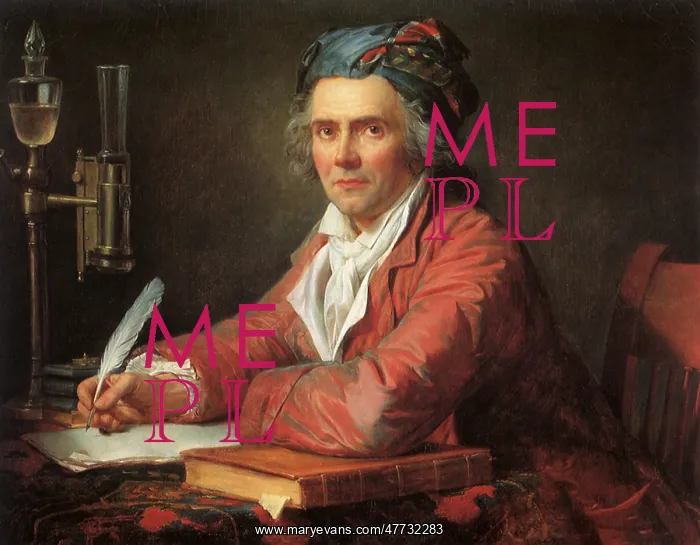 : Portrait of Alphonse Leroy, by Jacques-Louis David : Portrait of Alphonse Leroy, by Jacques-Louis David