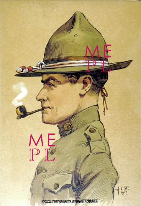 : Portrait of an American doughboy : Portrait of an American doughboy