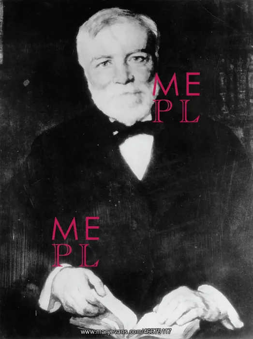 : Portrait of Andrew Carnegie : Portrait of Andrew Carnegie