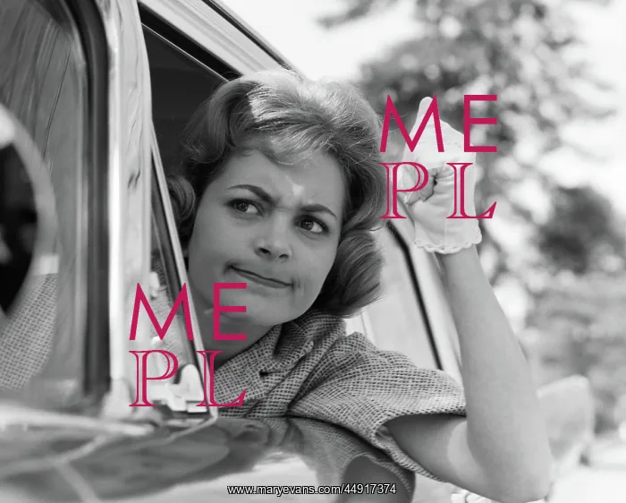 : Portrait of angry woman driver gesturing with : Portrait of angry woman driver gesturing with