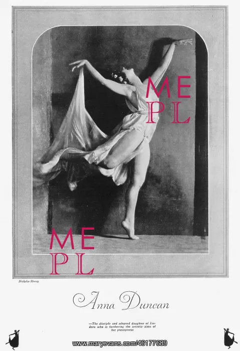 : A portrait of Anna Duncan, 1928 - the adopted : A portrait of Anna Duncan, 1928 - the adopted