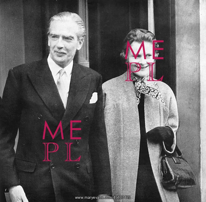 : Portrait of Anthony Eden and Lady Eden : Portrait of Anthony Eden and Lady Eden