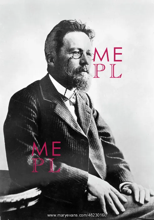 : Portrait of Anton Pavlovich Chekhov : Portrait of Anton Pavlovich Chekhov