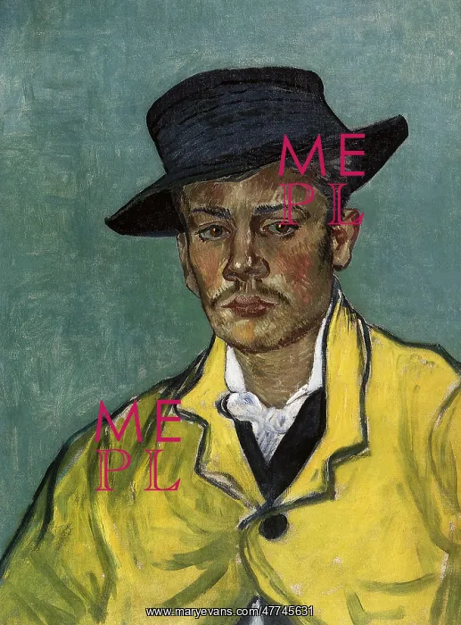 : Portrait of Armand Roulin, by Van Gogh : Portrait of Armand Roulin, by Van Gogh