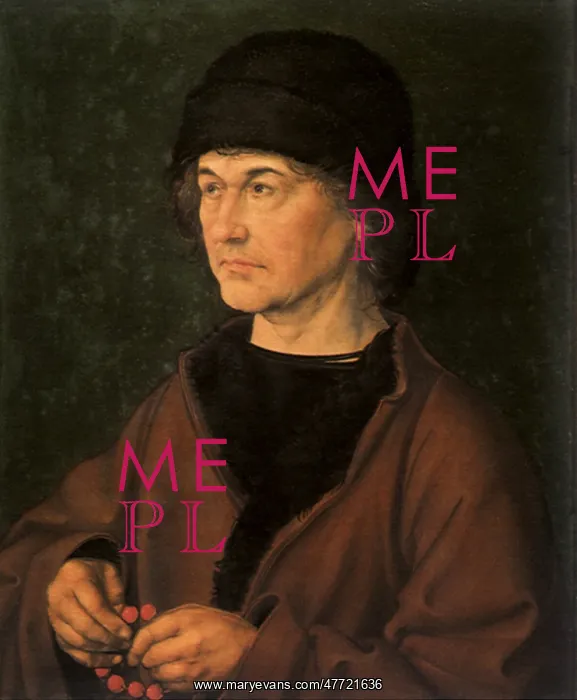 : Portrait of the Artist's Father, by Durer : Portrait of the Artist's Father, by Durer