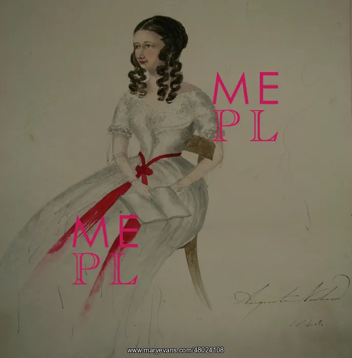 : Portrait of Augusta Newham : Portrait of Augusta Newham