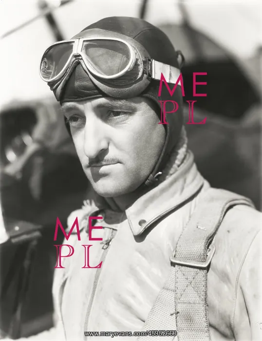 : Portrait of aviator : Portrait of aviator