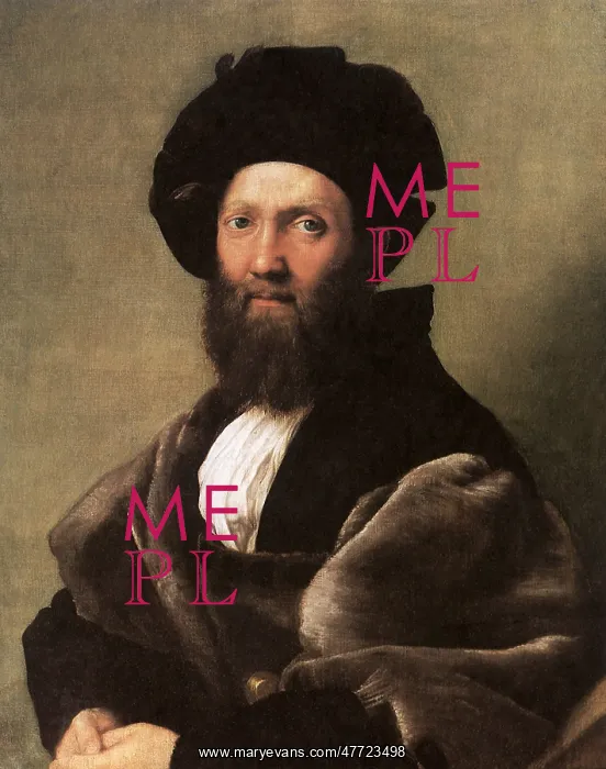 : Portrait of Baldassare Castiglione, by Raphael : Portrait of Baldassare Castiglione, by Raphael