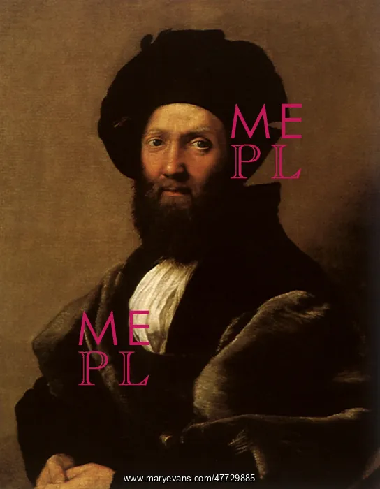 : Portrait of Baldassare Castiglione, by Raphael : Portrait of Baldassare Castiglione, by Raphael