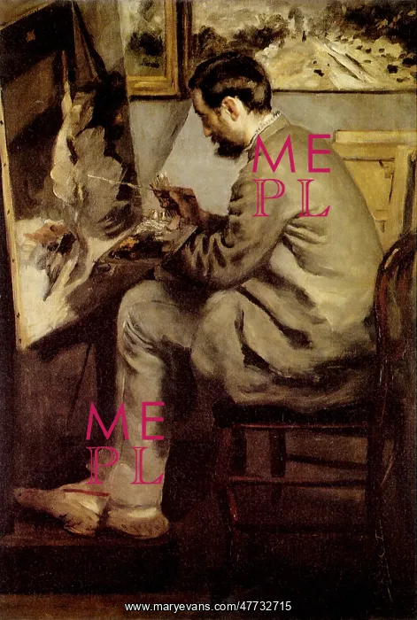  : Portrait of Bazille, by Renoir