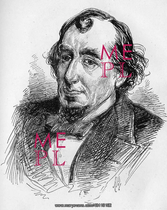 : Portrait of Benjamin Disraeli, Conservative leader : Portrait of Benjamin Disraeli, Conservative leader