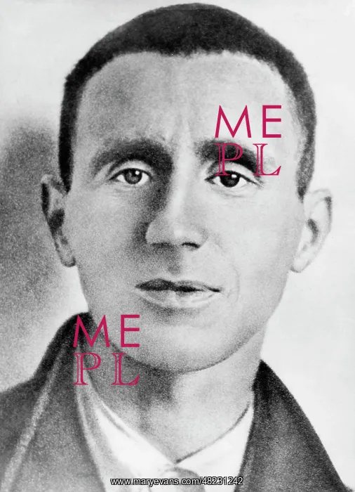 : Portrait of Bertolt Brecht : Portrait of Bertolt Brecht