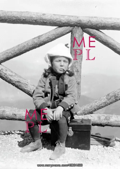 : Portrait of a boy at Schneeberg, Austria : Portrait of a boy at Schneeberg, Austria
