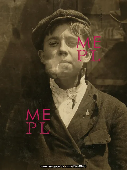 : Portrait of a boy smoking a pipe, original ? : Portrait of a boy smoking a pipe, original ?