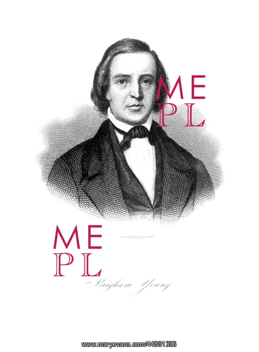 : Portrait Brigham Young 1801 - : Portrait Brigham Young 1801 -
