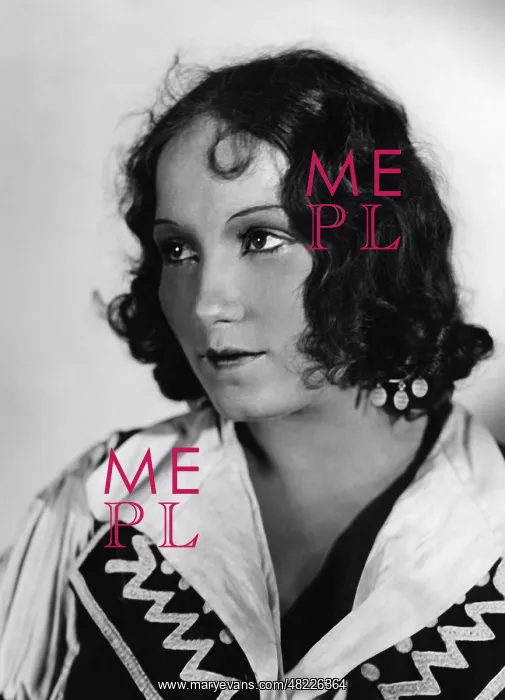 : Portrait of Brigitte Horney, 1931 : Portrait of Brigitte Horney, 1931
