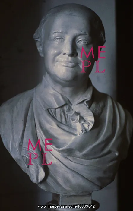 : Portrait bust of Mikhail Lomonosov, Russian polymath : Portrait bust of Mikhail Lomonosov, Russian polymath