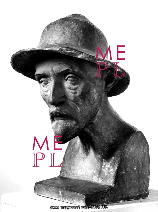 : Portrait bust of Pierre-Auguste Renoir : Portrait bust of Pierre-Auguste Renoir